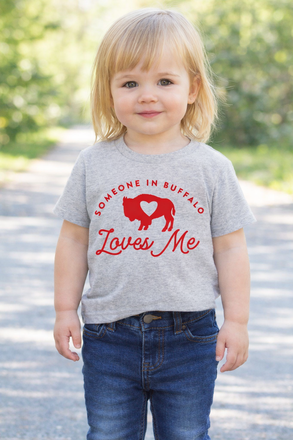Someone in Buffalo Loves me baby shirt