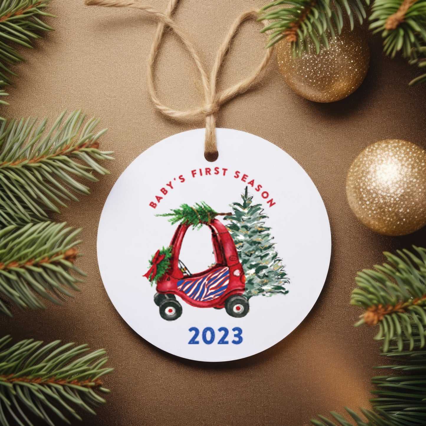 Baby's First Bills Season 2024 Ornament