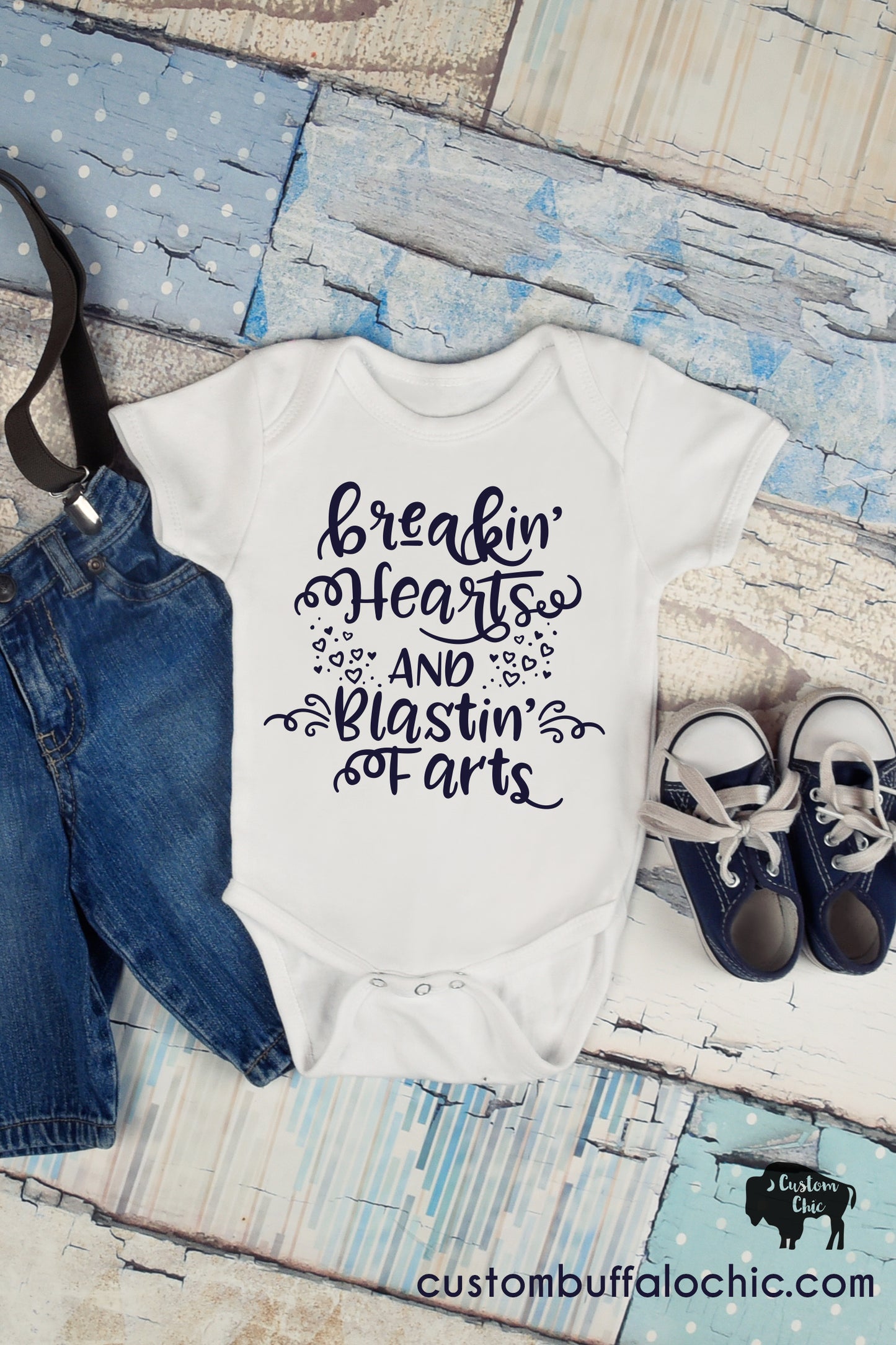 Breaking Hearts & Blastin' Farts Baby Shirt