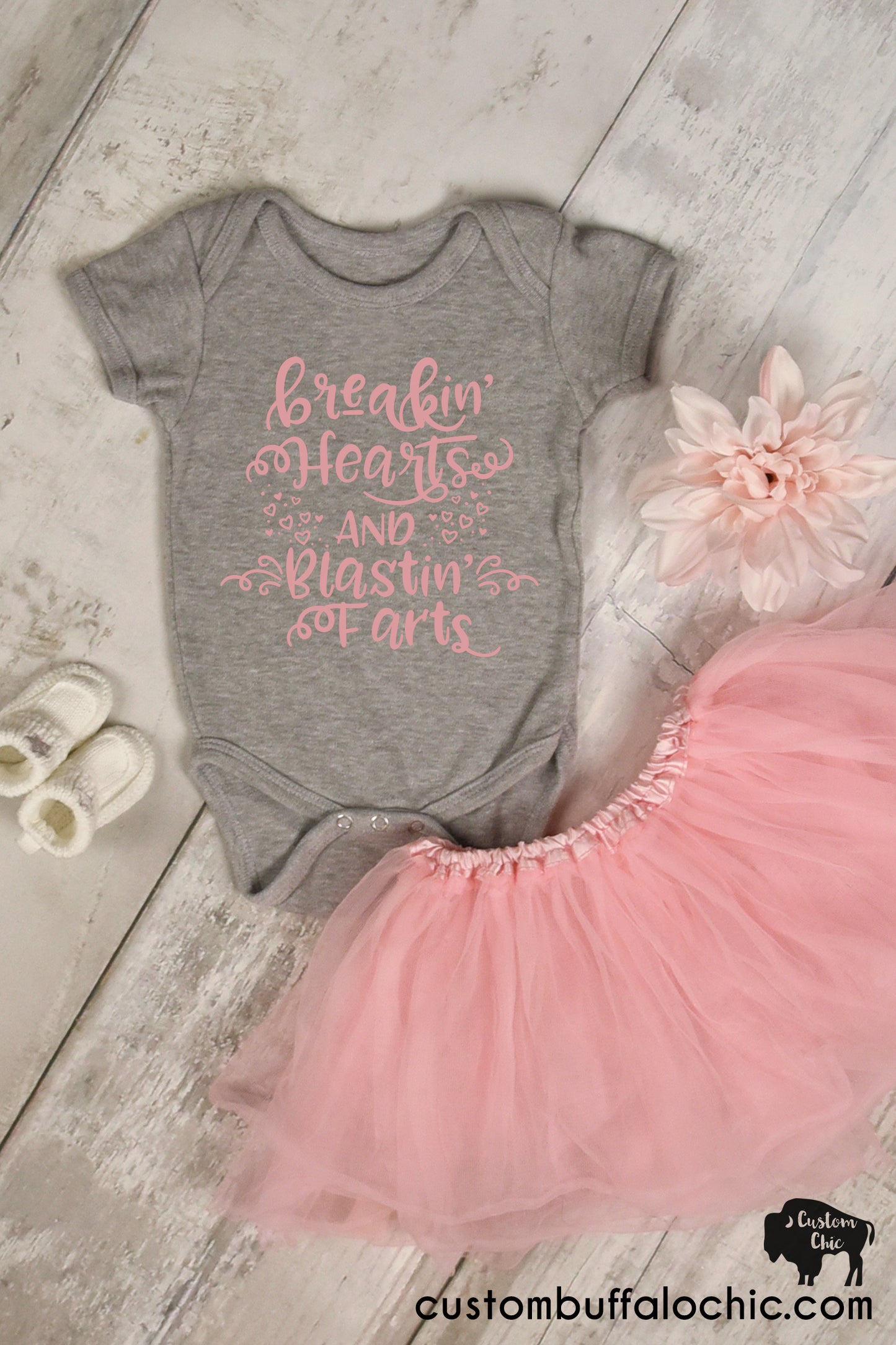 Breaking Hearts & Blastin' Farts Baby Shirt