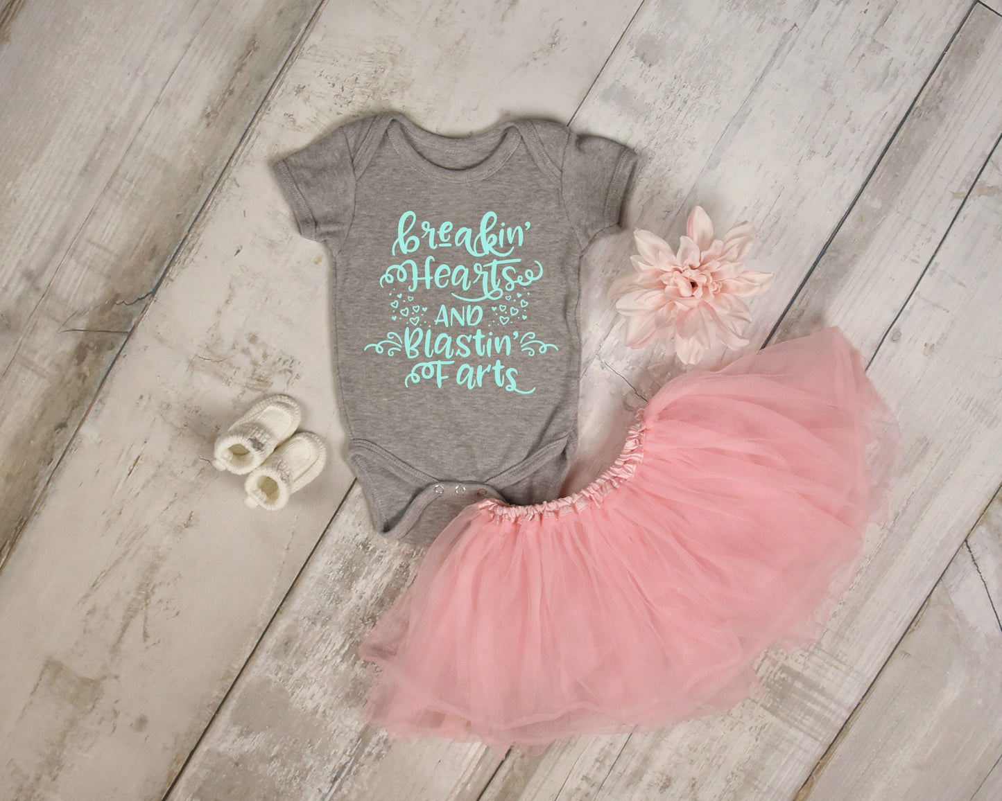 Breaking Hearts & Blastin' Farts Baby Shirt