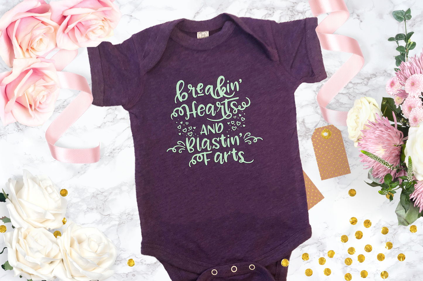 Breaking Hearts & Blastin' Farts Baby Shirt