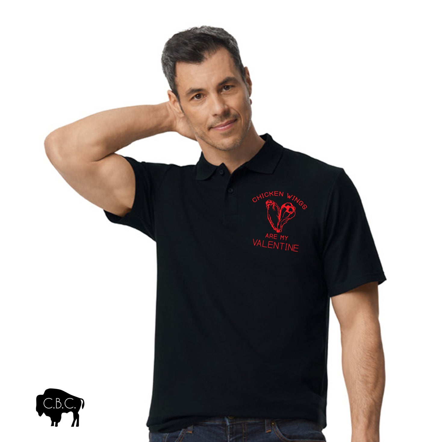 Chicken Wings are my Valentine Polo