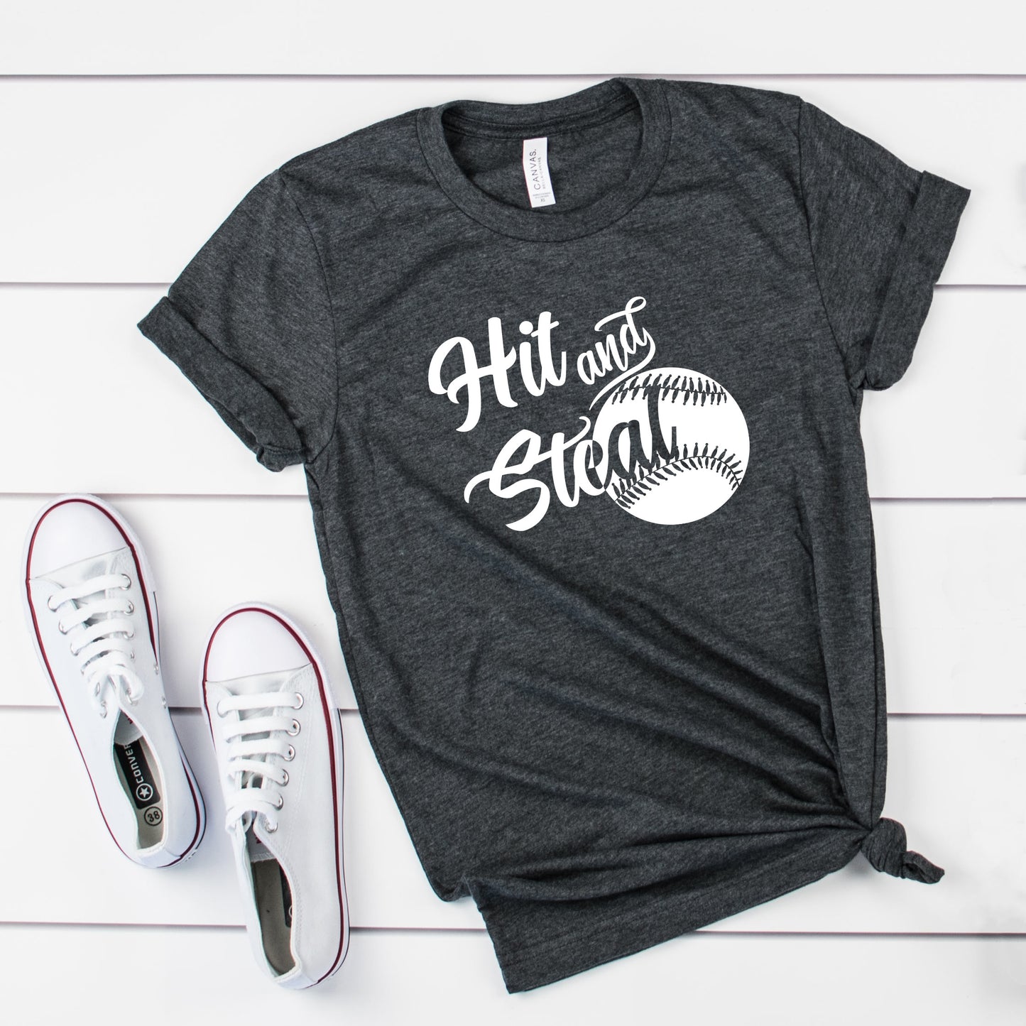 Hit & Steal Baseball Tee