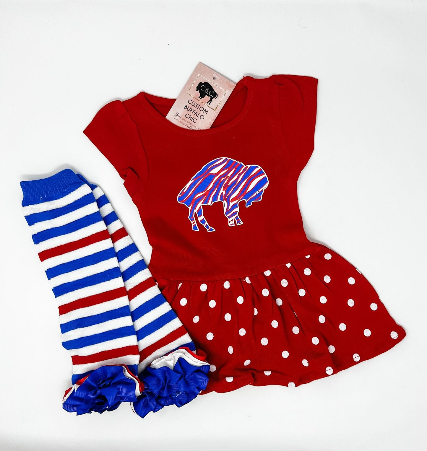 Buffalo Baby Toddler Dress | GO BILLS