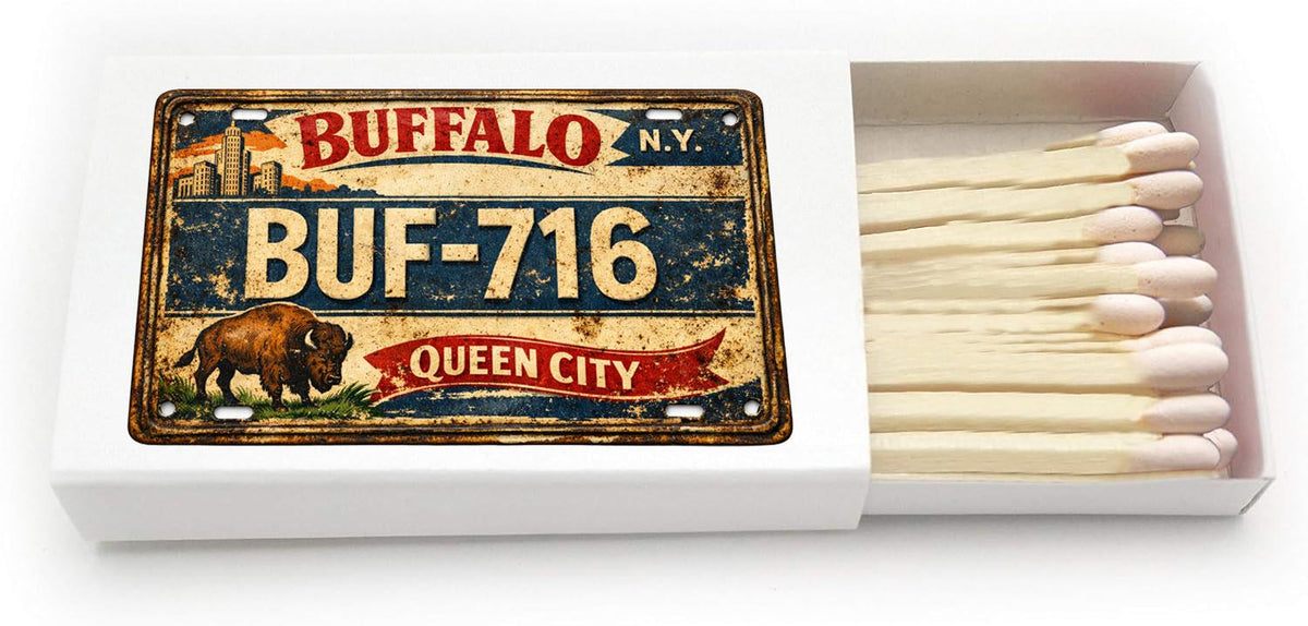 Vintage Buffalo Matchbox