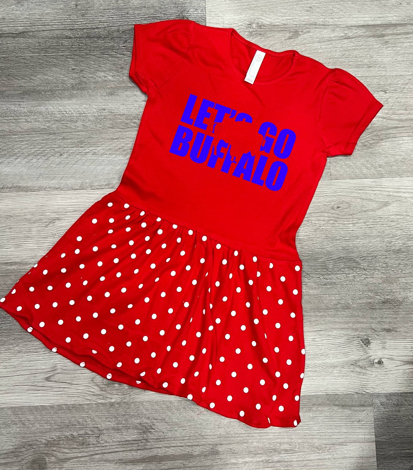 Let's go Buffalo Knockout | Baby Toddler Dress