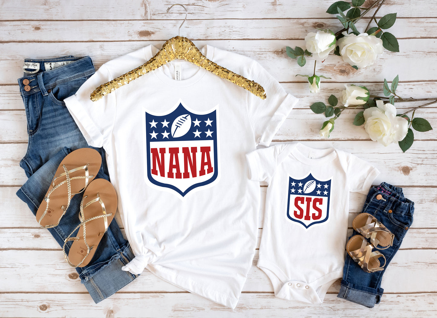 First Birthday Football Family Shirts