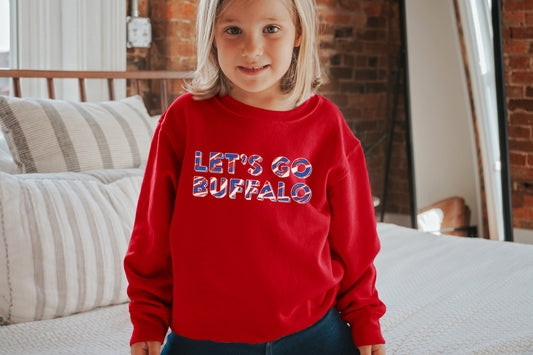 Let's go Buffalo  Kid's Sweatshirt