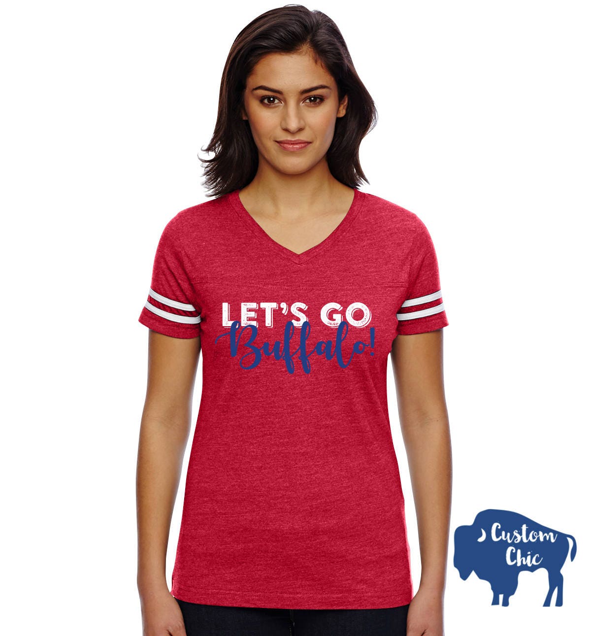 Bills Shirt for her | Buffalo shirt for her | plus size clothing