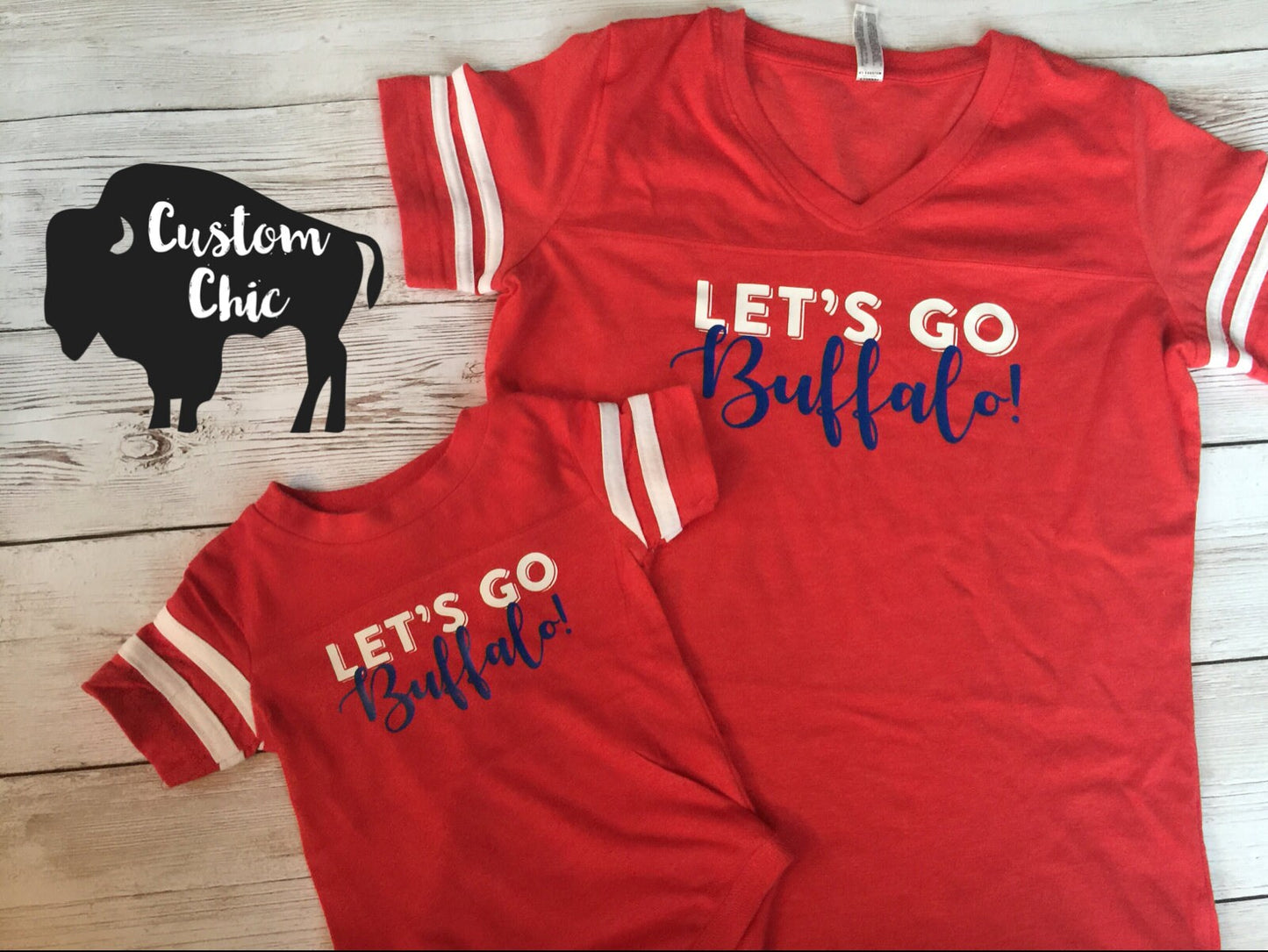 Buffalo Football mommy and me outfits