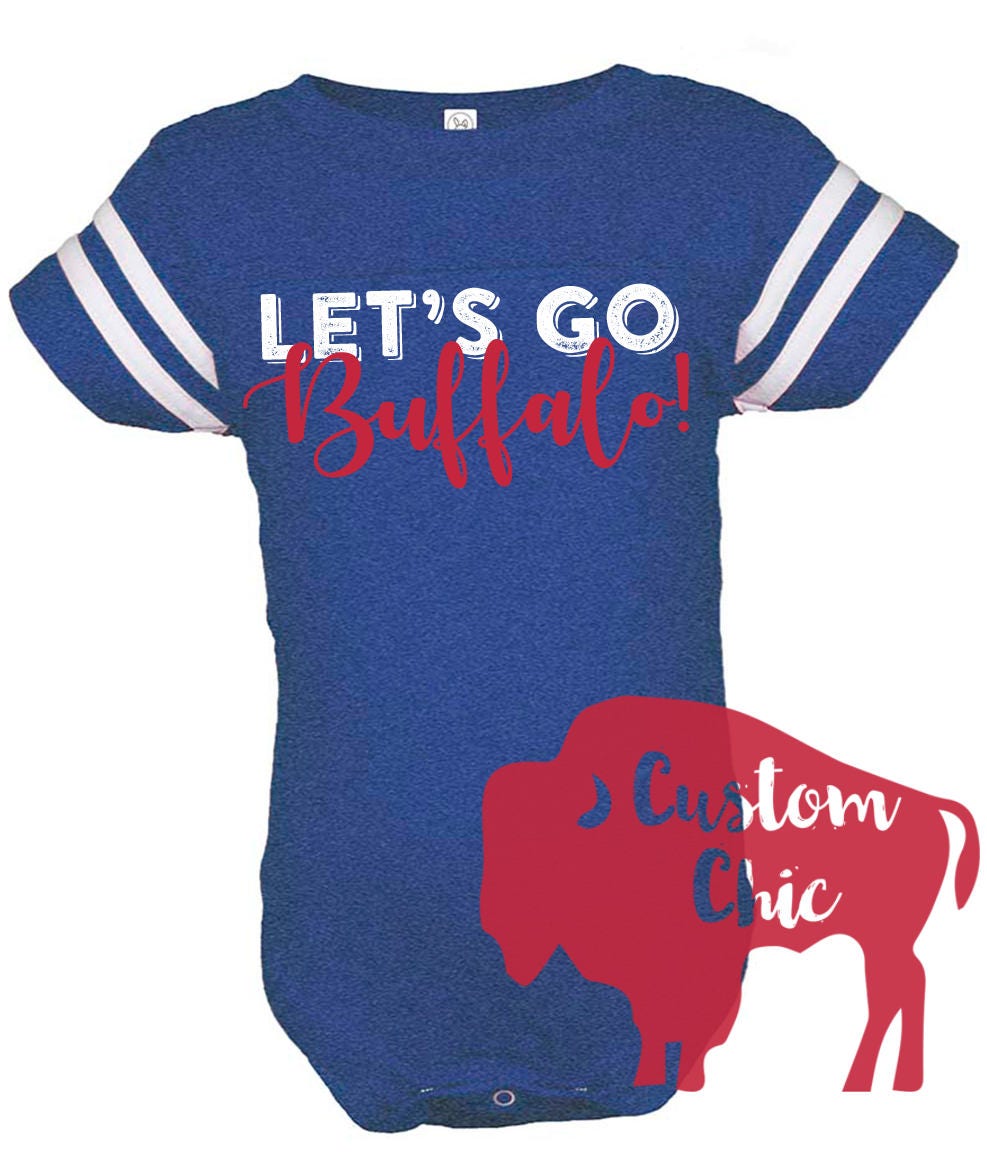Let's Go Buffalo Baby One Piece Bodysuit