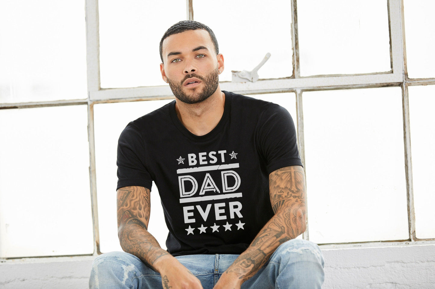 Best Dad Ever & Best Kid Ever matching shirts