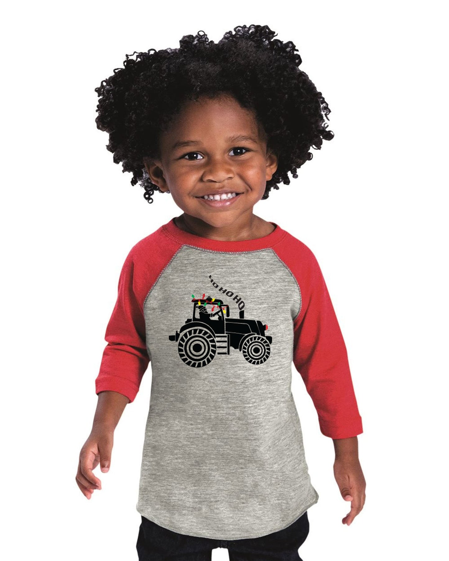 Christmas Tractor boys christmas shirt