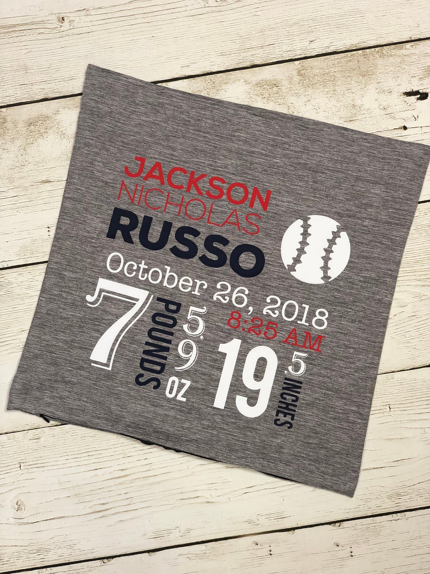 Baseball Personalized Pillow