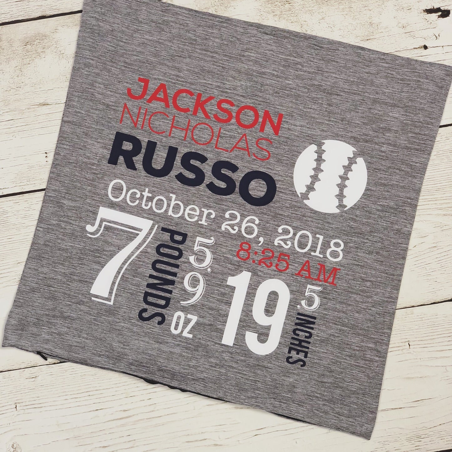 Baseball Personalized Pillow