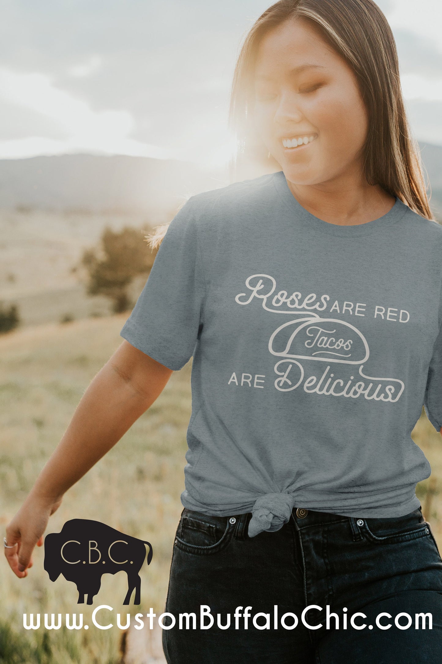 Roses are Red Tacos are Delicious | Valentine's Day Shirt