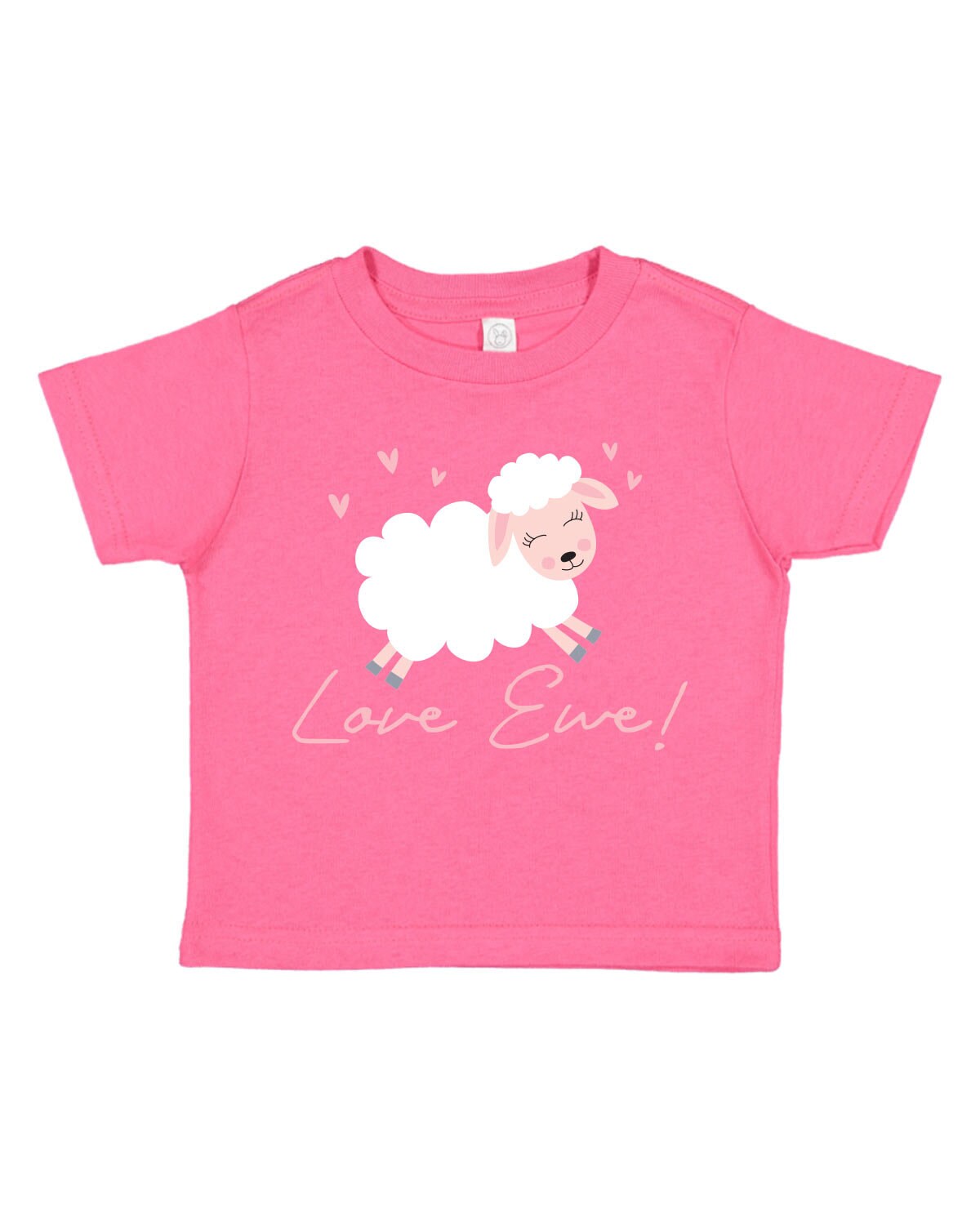 Love Ewe Girls Valentine's Day Shirt
