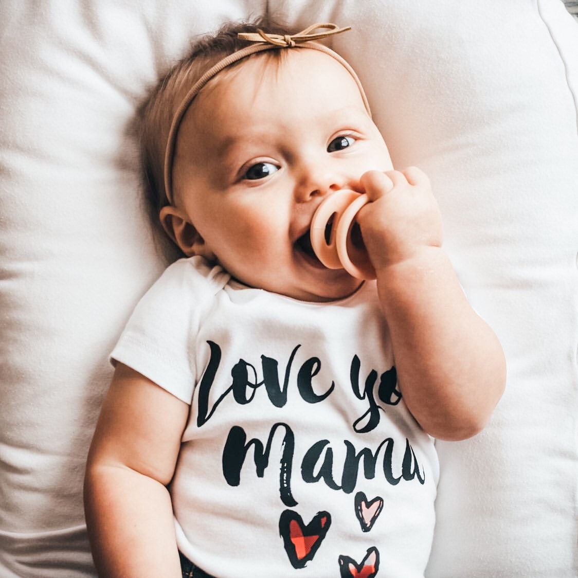 Love you Mama Love you More Mommy & Me Valentine's Day Shirt Set