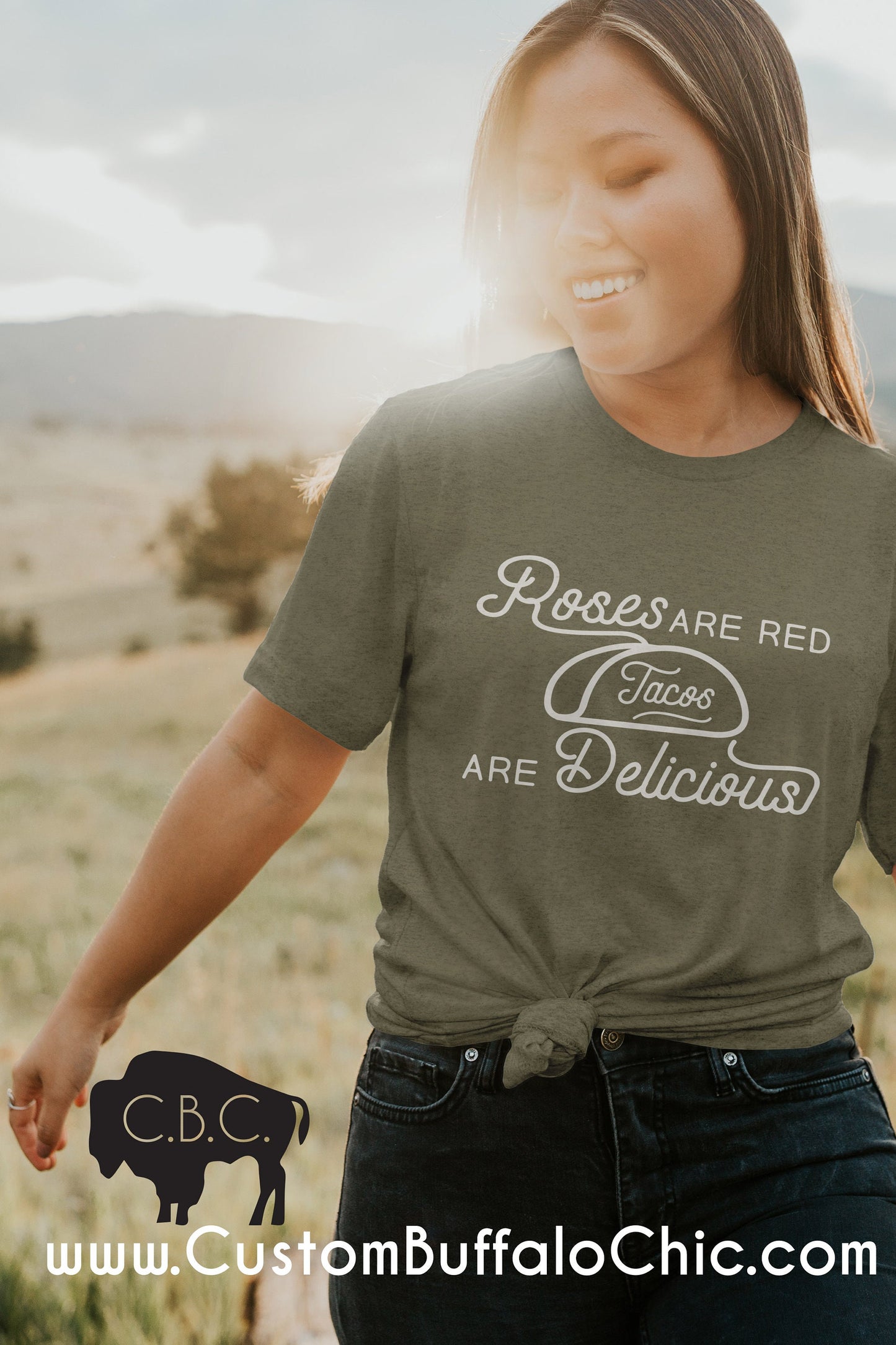 Roses are Red Tacos are Delicious | Valentine's Day Shirt