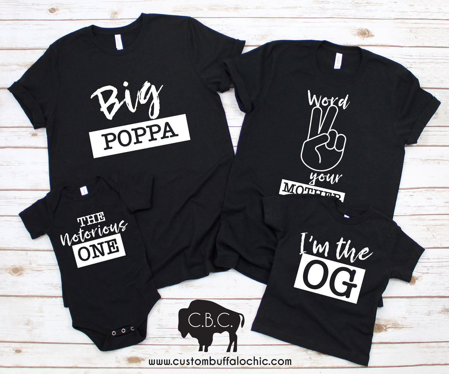 The Notorious One | Hip Hop Birthday Theme Family Tees