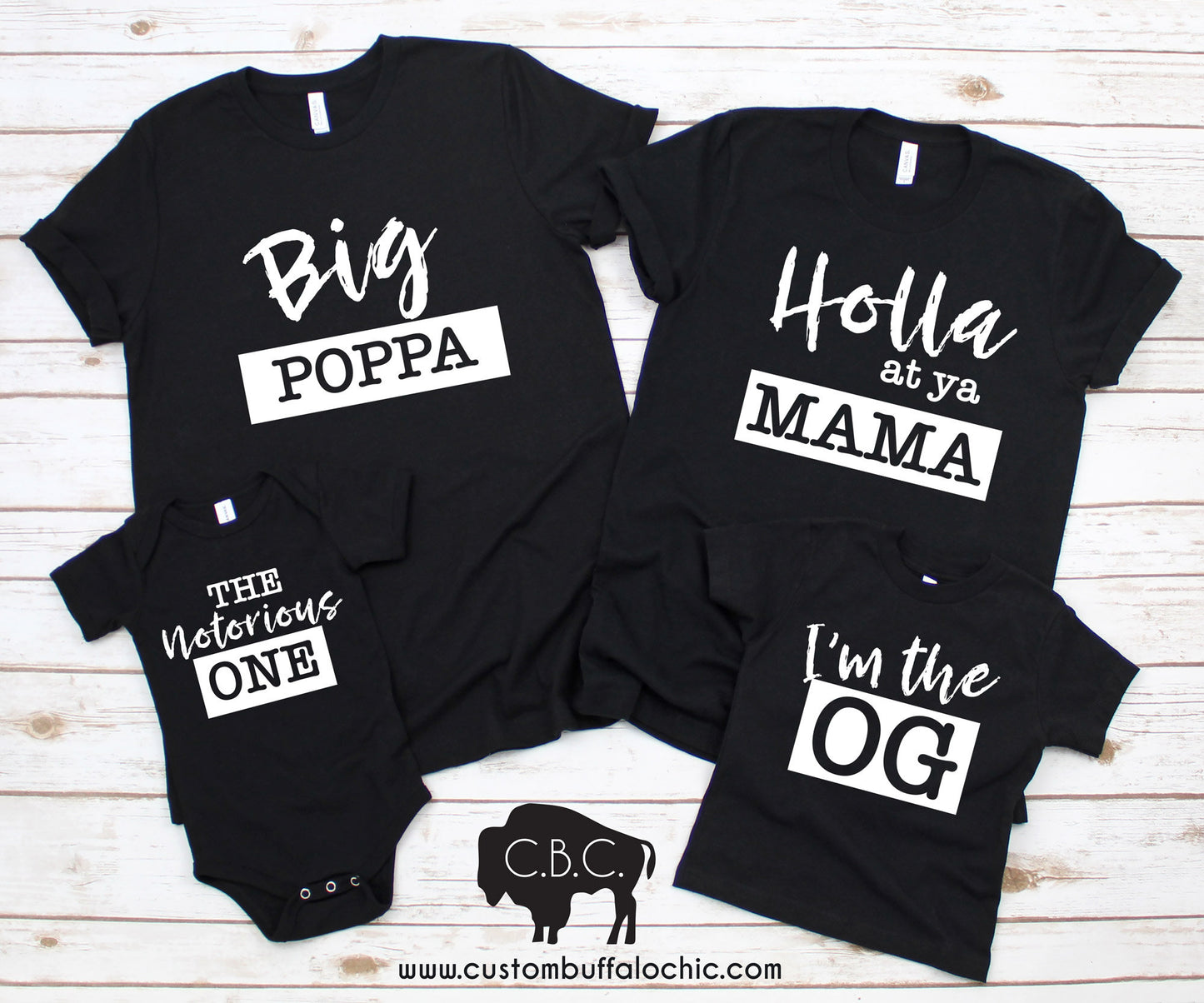 The Notorious One | Hip Hop Birthday Theme Family Tees