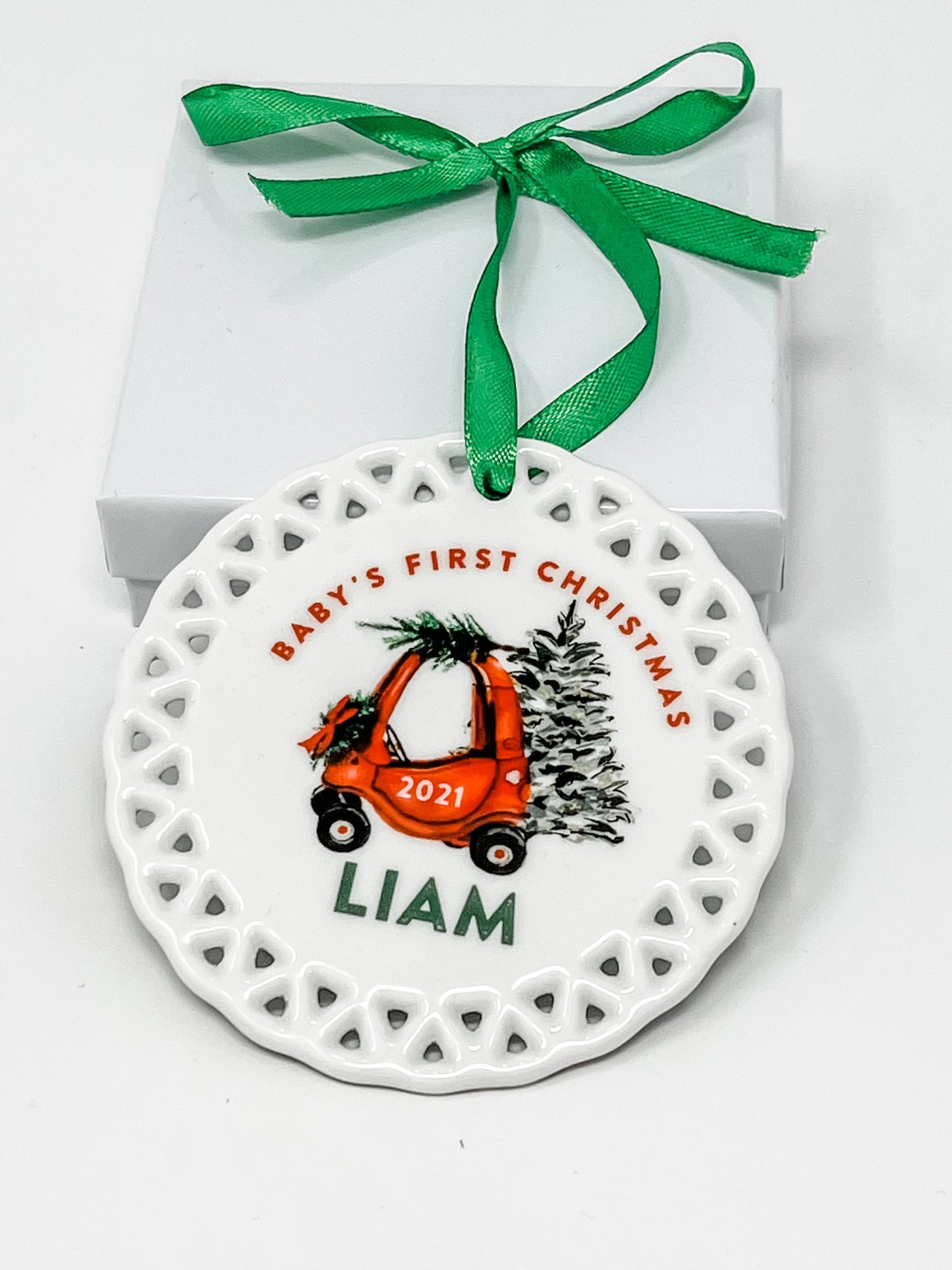 Baby's First Christmas Personalized Ornament