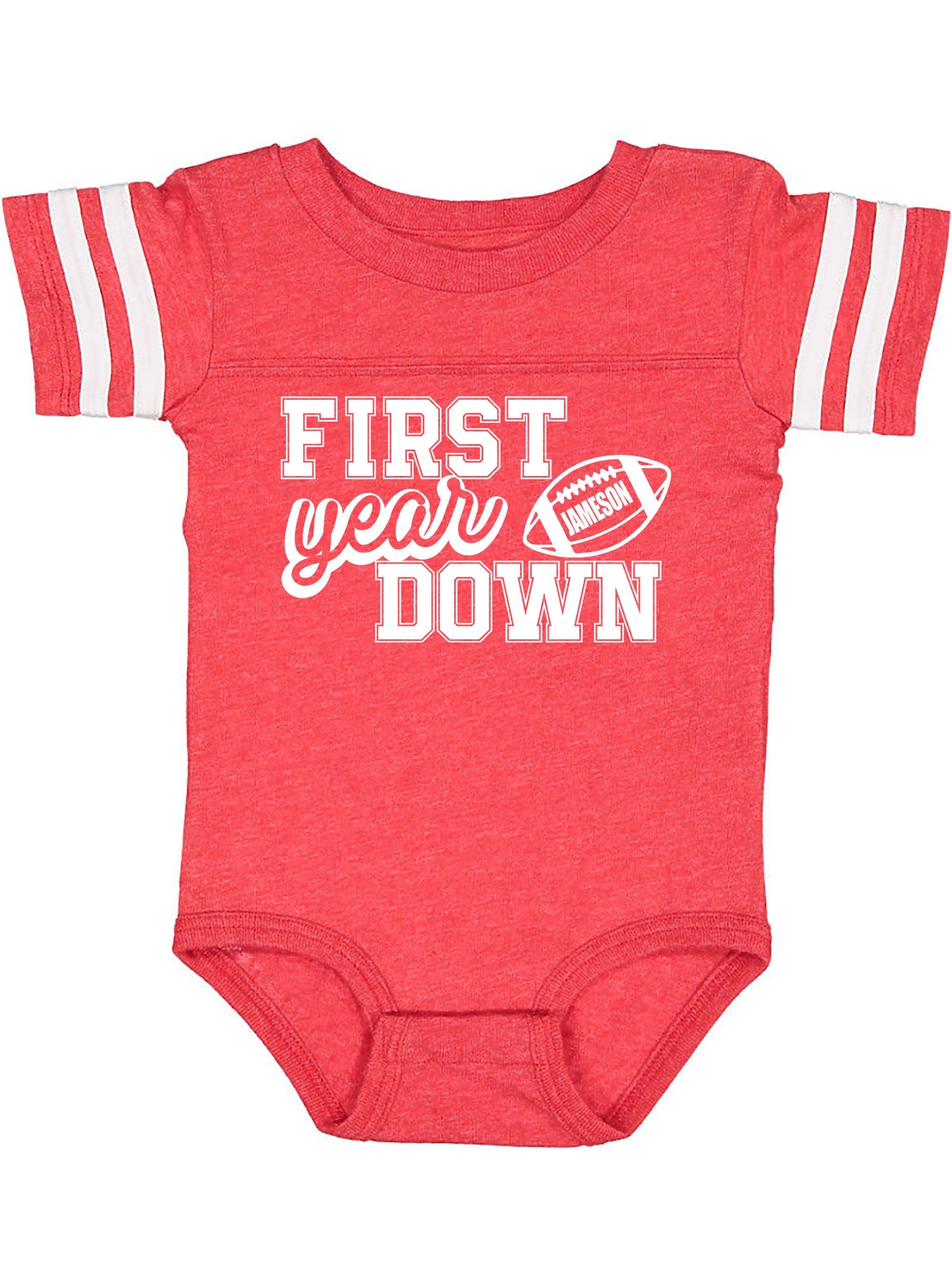 First Year Down Birthday Football Shirt