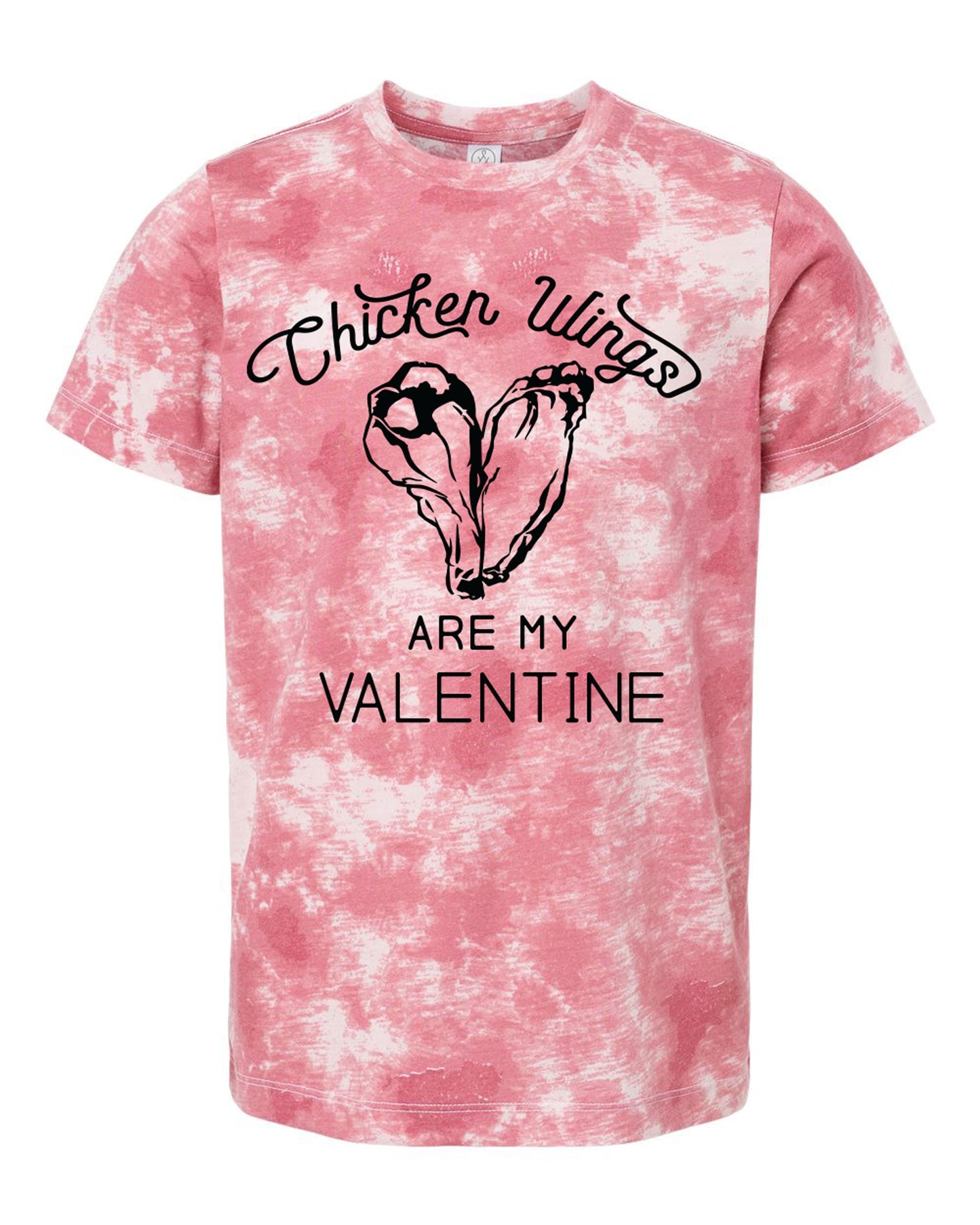 Chicken Wing Valentine Tie Dye Shirt