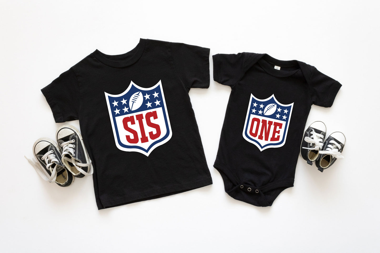 First Birthday Football Family Shirts