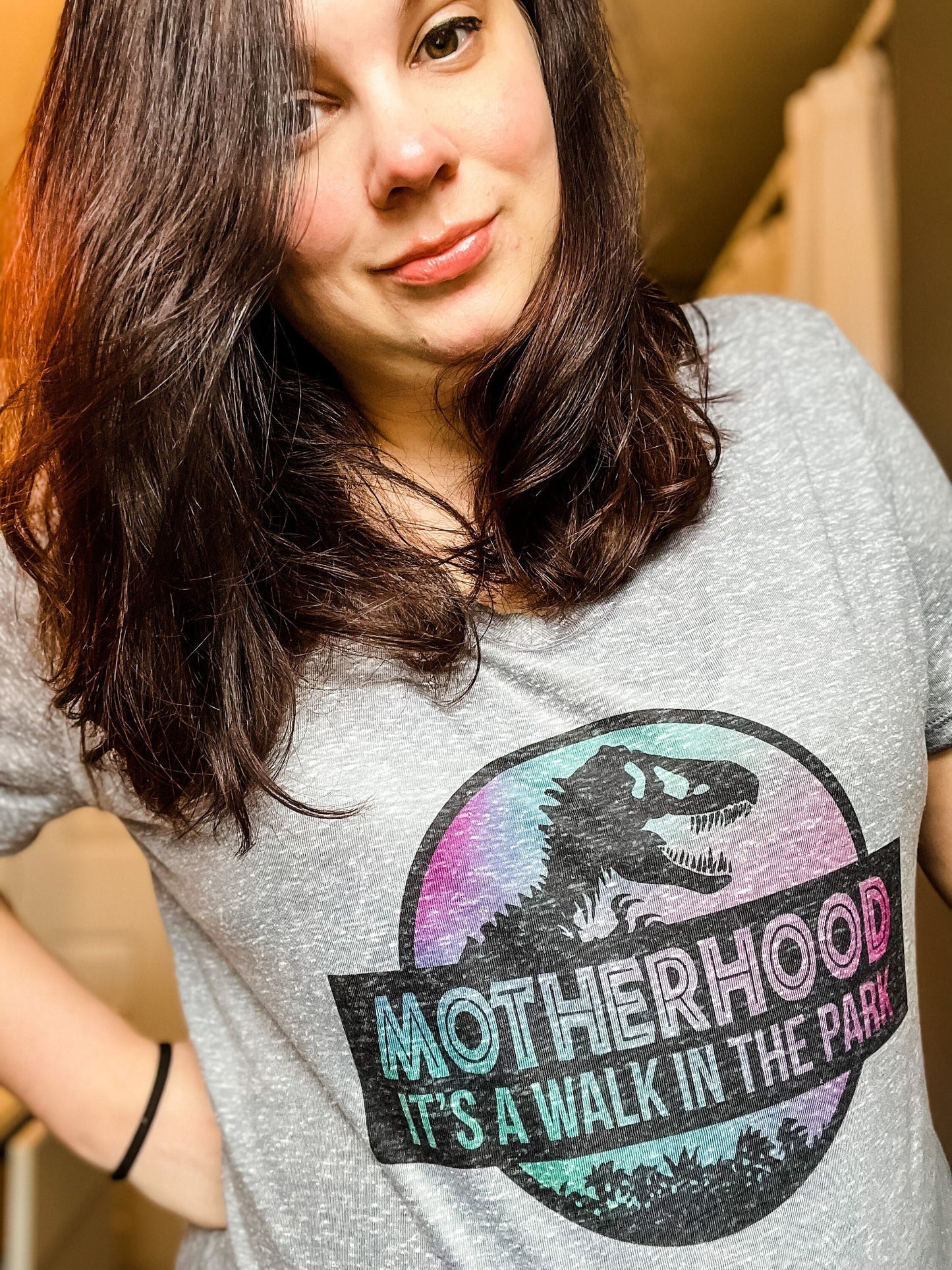 Mom shirt | Motherhood It's a Walk in the Park