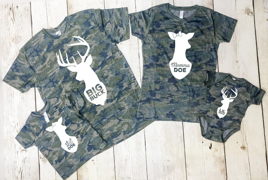 Father Son Daughter Dad shirt | Camo daddy and me matching t shirt