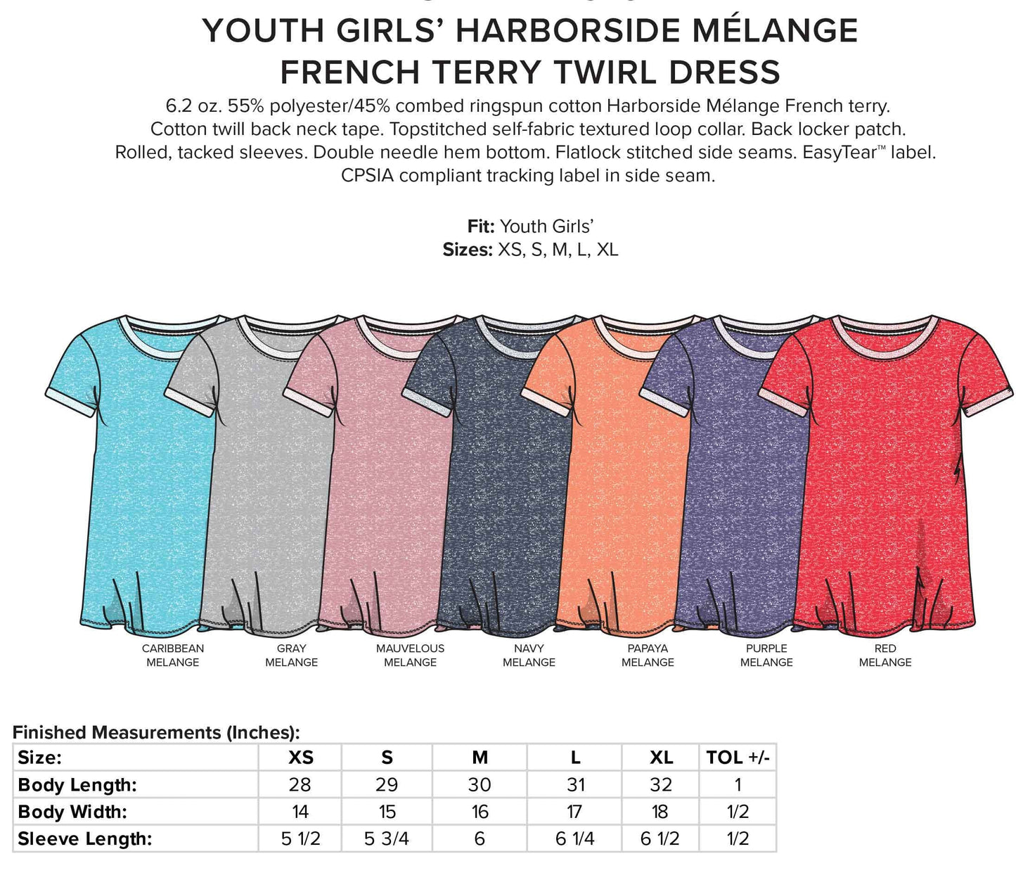 Buffalo Dress | Let's Go Buffalo Football Youth Girls Dress Heather Grey