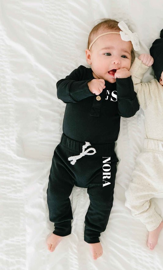 Baby Personalized Name/ Initials Coming Home Set