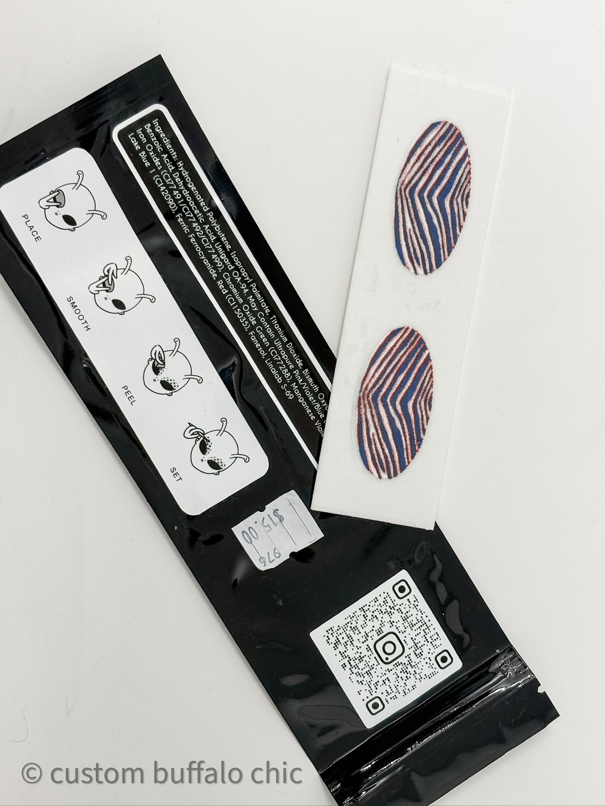 Buffalo Game Day Cream Eyeshadow Tat | Astrobabe X Custom Buffalo Chic