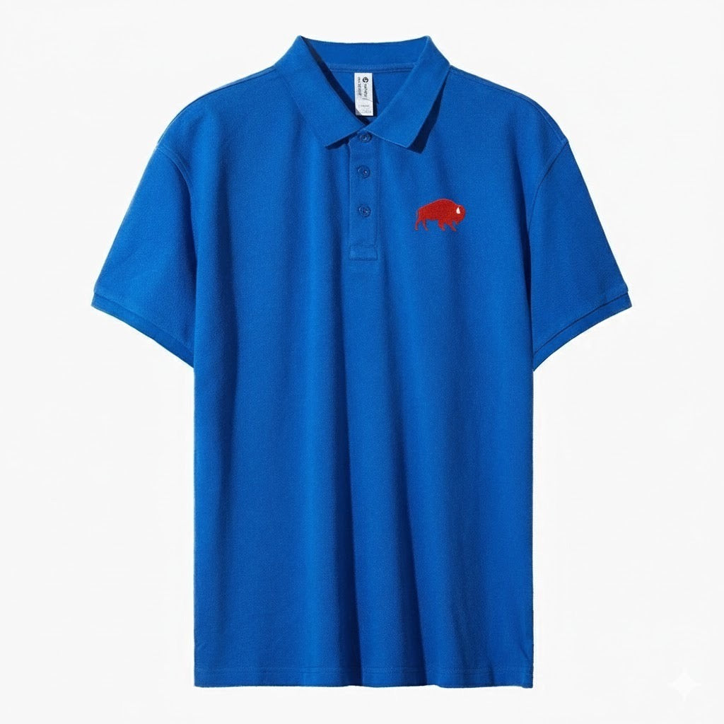 Embroidered Buffalo Polo