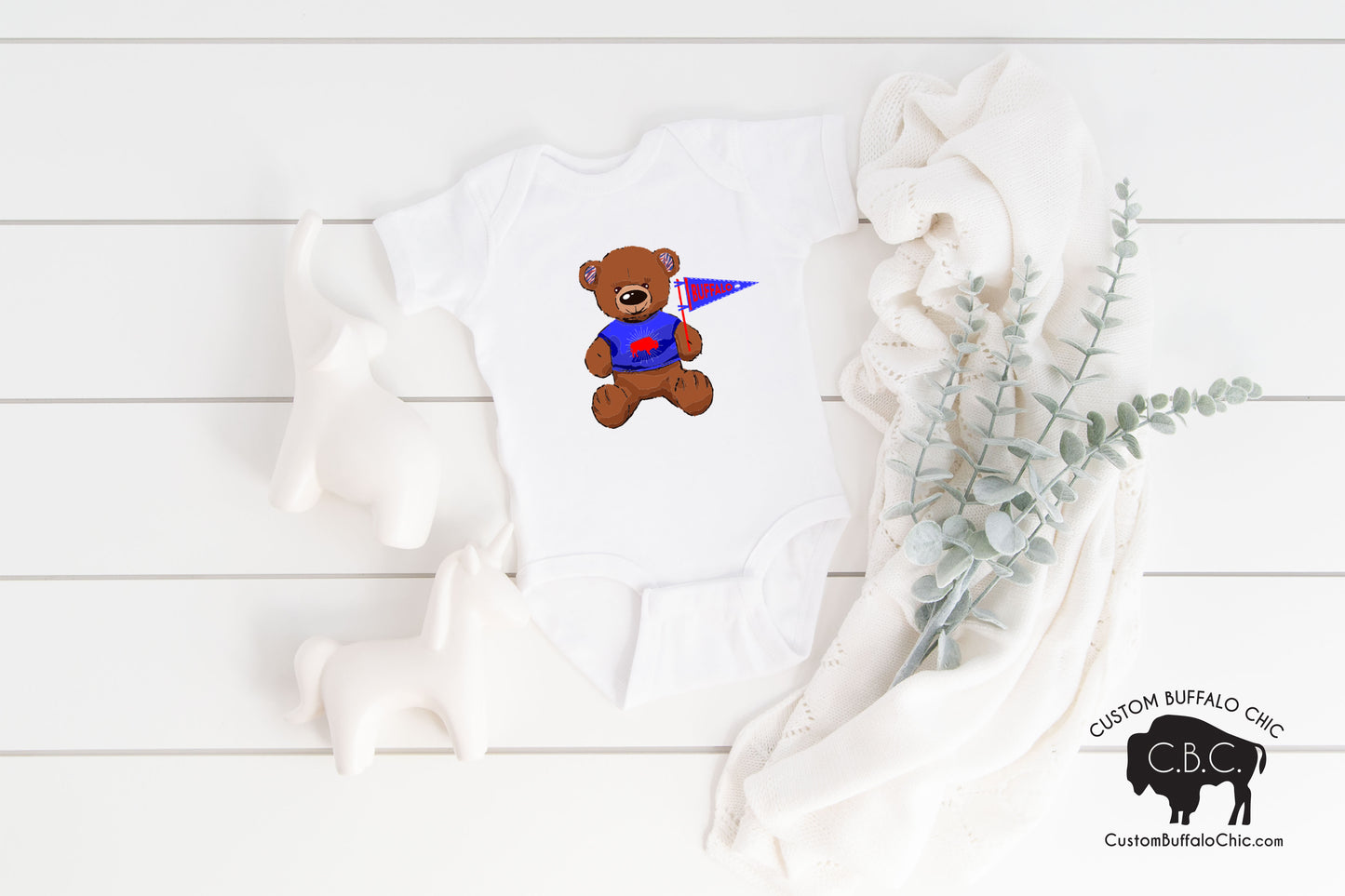 Billy the Bear Buffalo Baby Shirt