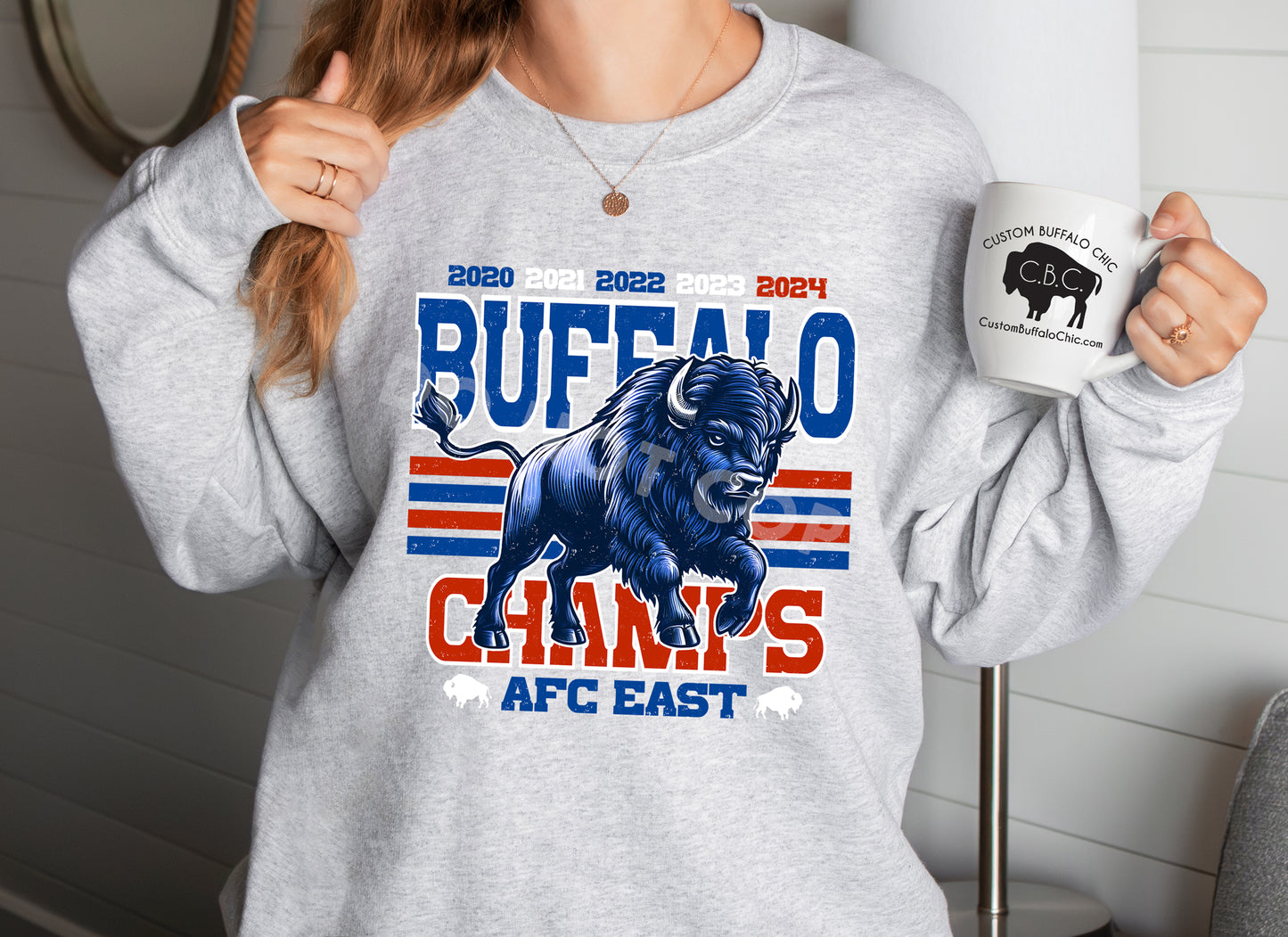 BUFFALO AFC EAST CHAMPS SWEATSHIRT