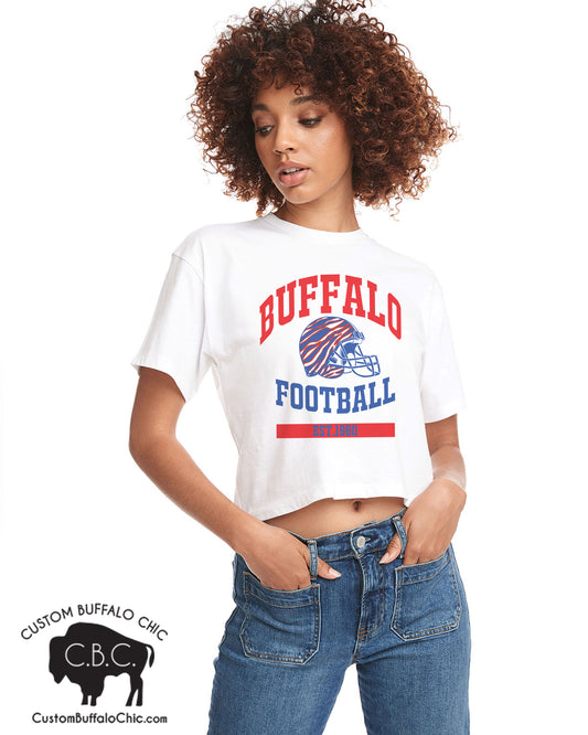 Buffalo Football Crop Top