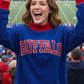 Buffalo Embroidered Mockneck Sweater