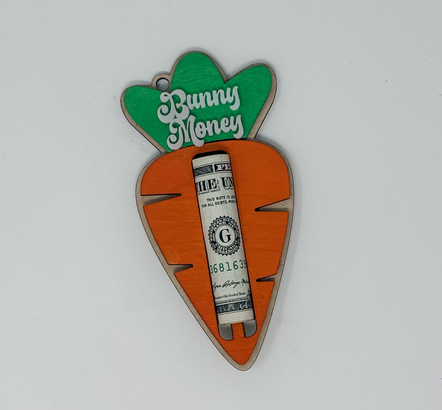 Bunny Money | Carrot Easter Bunny Money Holder