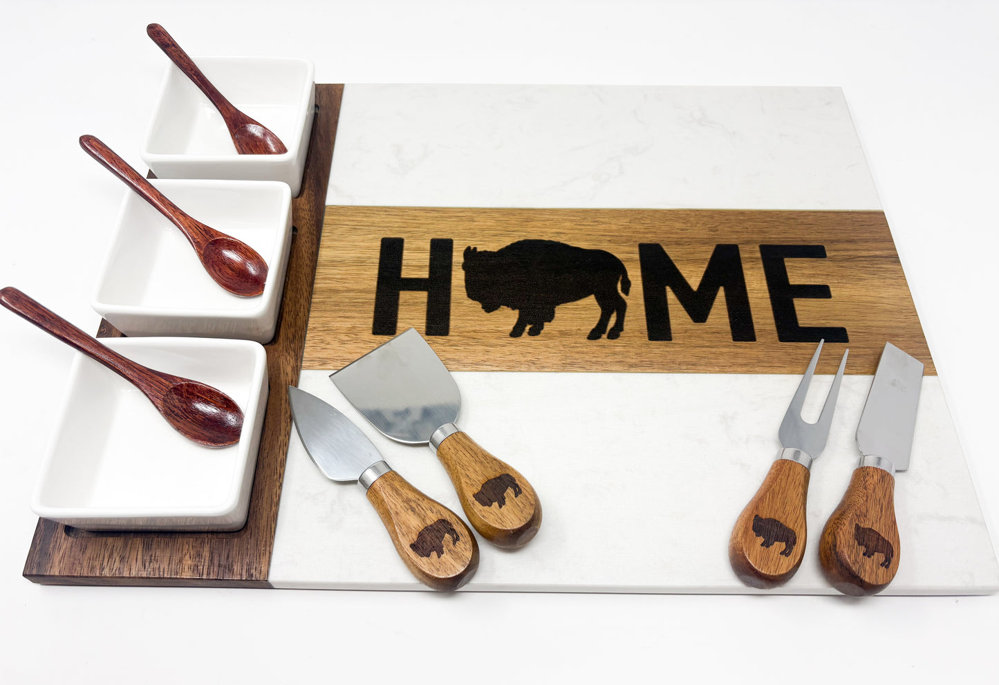 Buffalo HOME Charcuterie Board Set