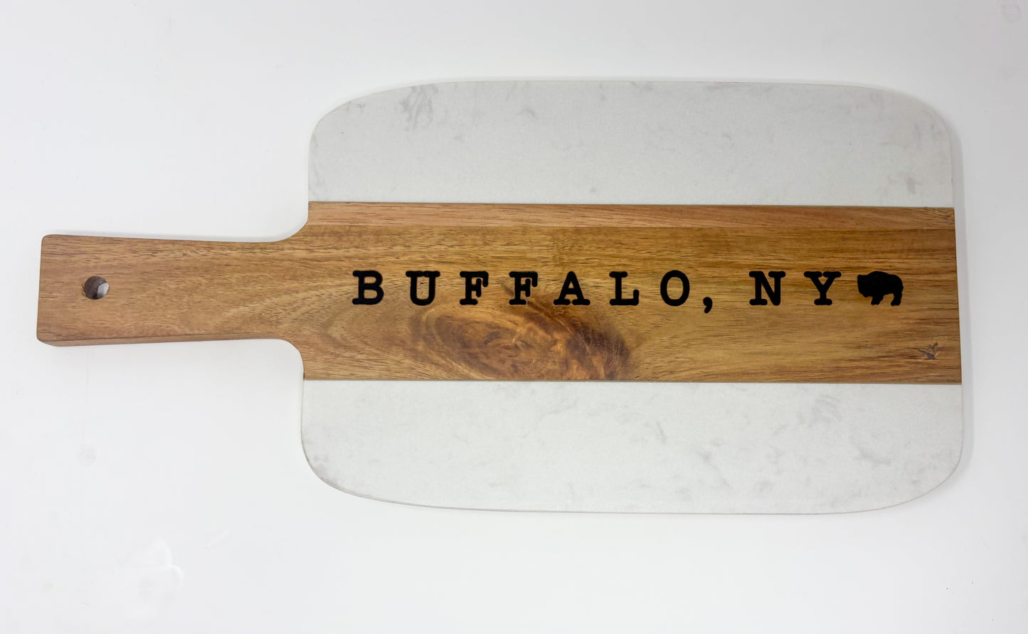 Buffalo Marble  Acacia Wood Cutting Board