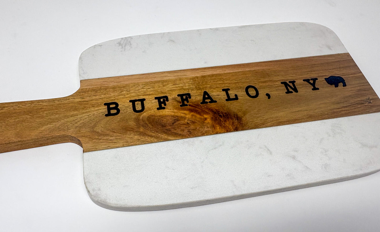 Buffalo Marble  Acacia Wood Cutting Board