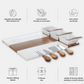 Buffalo HOME Charcuterie Board Set