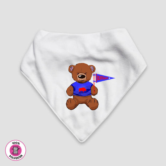 Billy the Bear Buffalo Baby Bib
