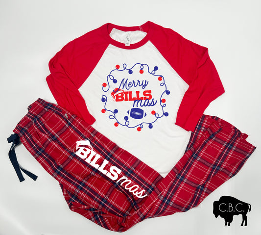 BILLSmas Christmas PJs