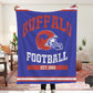 Buffalo Football oversized throw blanket