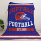 Buffalo Football oversized throw blanket