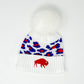 Buffalo Cheetah Pom Hat